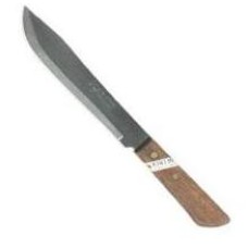 7" Butcher Knife Wood Handle