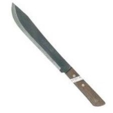 8" Butcher Knife Wood Handle