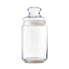Pop Jar with glass lid 